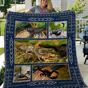 Thqa29002 Scorpion Quilt Blanket  Quilt